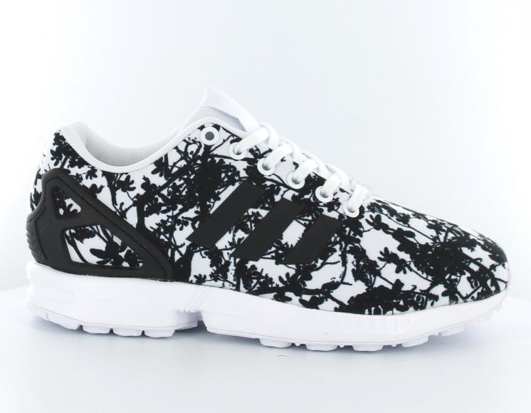 basket adidas zx flux weave noir et blanc