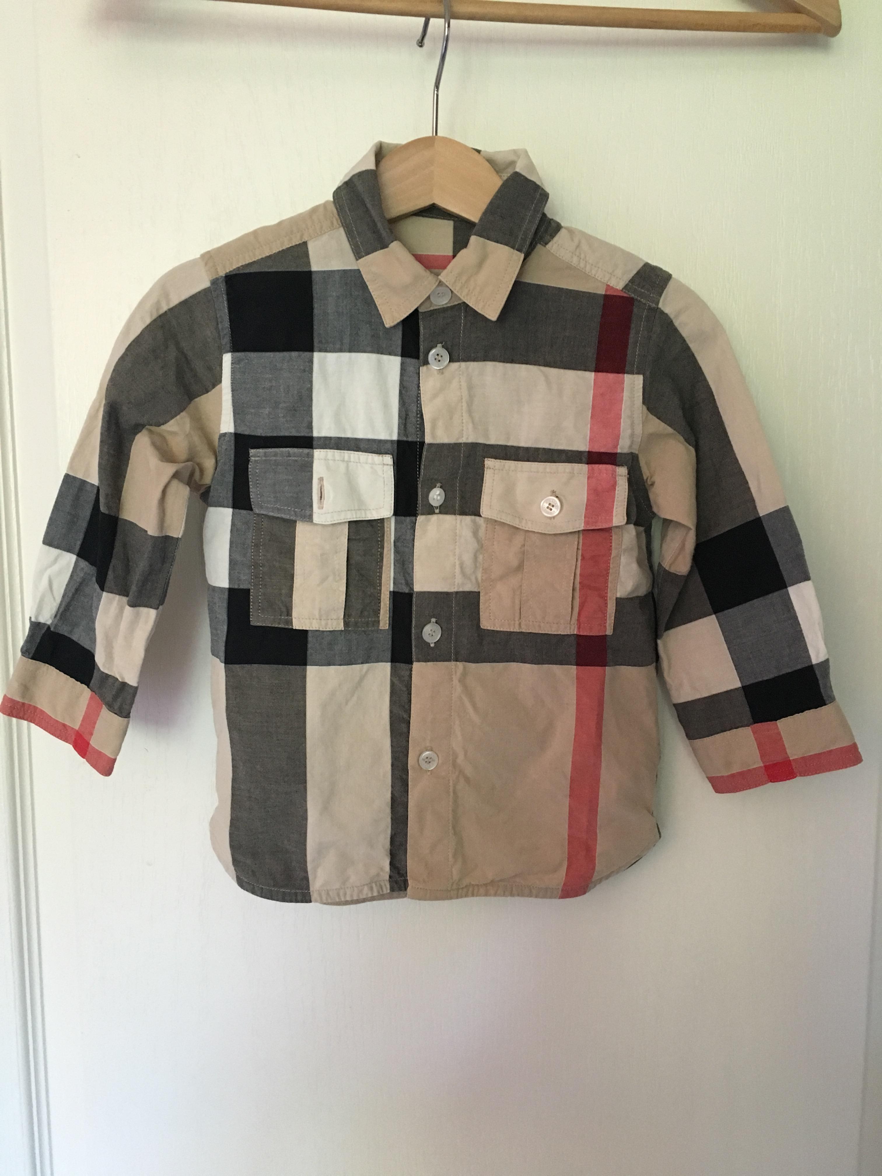 chemise burberry garcon